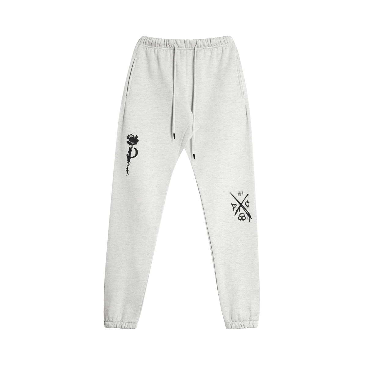 Punished Heavyweight Trackies - Grey