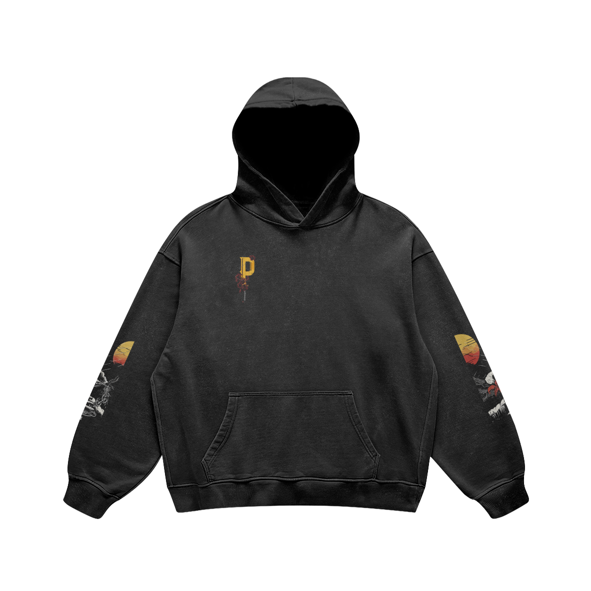 Patchwork Heavyweight Hoodie