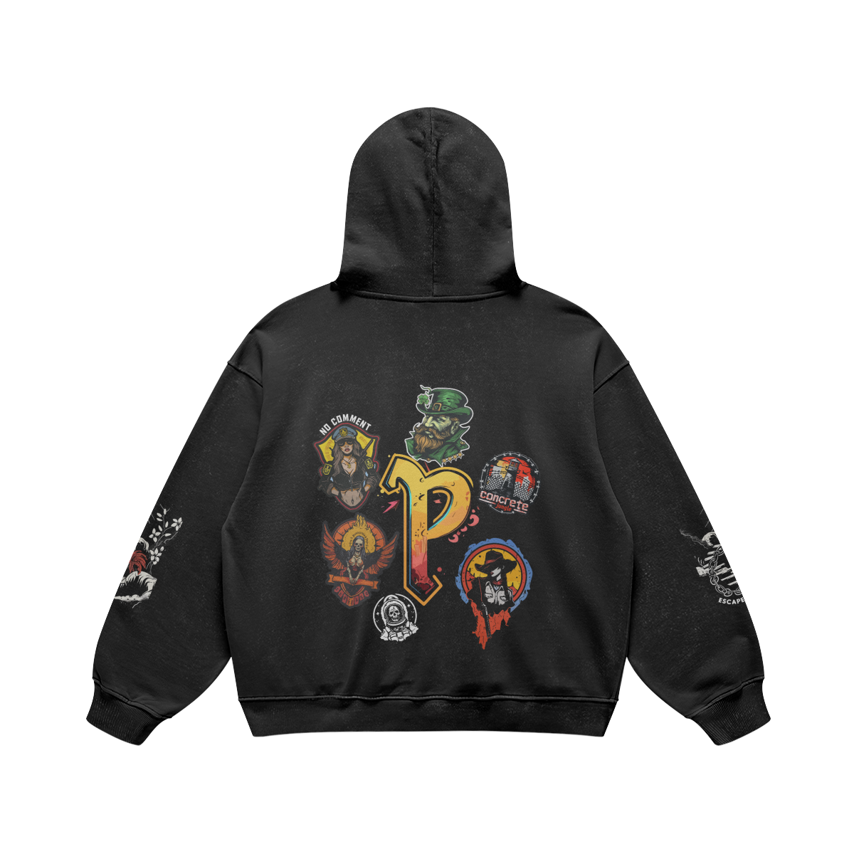 Patchwork Heavyweight Hoodie