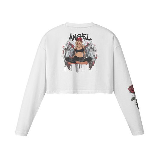 Angel Long Sleeve Crop Top