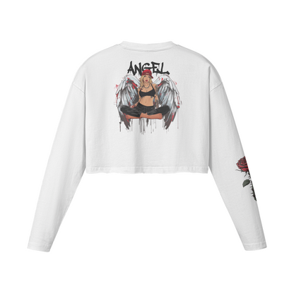 Angel Long Sleeve Crop Top