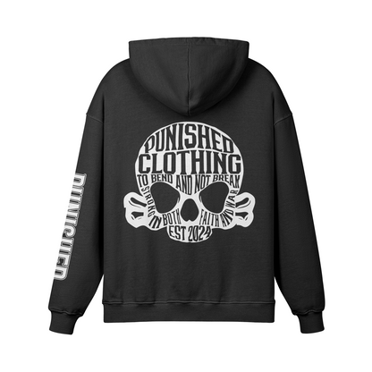 Branded Skull Oversized Hoodie
